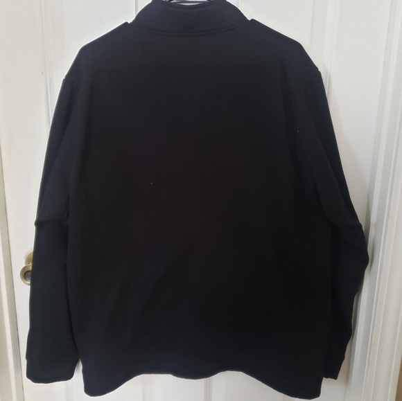 ⭐ Mens Adidas Golf Black Zip Up Sweatshirt Size XL - Picture 6 of 6